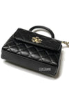 Mini Coco Handle WOC Black Gold AP4244 Classic - CHANEL - BALAAN 4