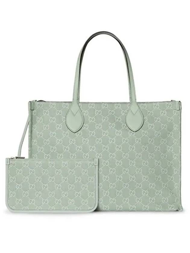 Ophidia GG Large Tote Bag Pale Green - GUCCI - BALAAN 3