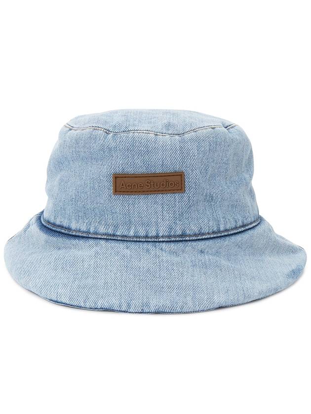 Logo Denim Bucket Hat Light Blue - ACNE STUDIOS - BALAAN 3