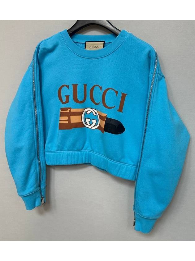 Women s Cotton Jersey Sweatshirt - GUCCI - BALAAN 3