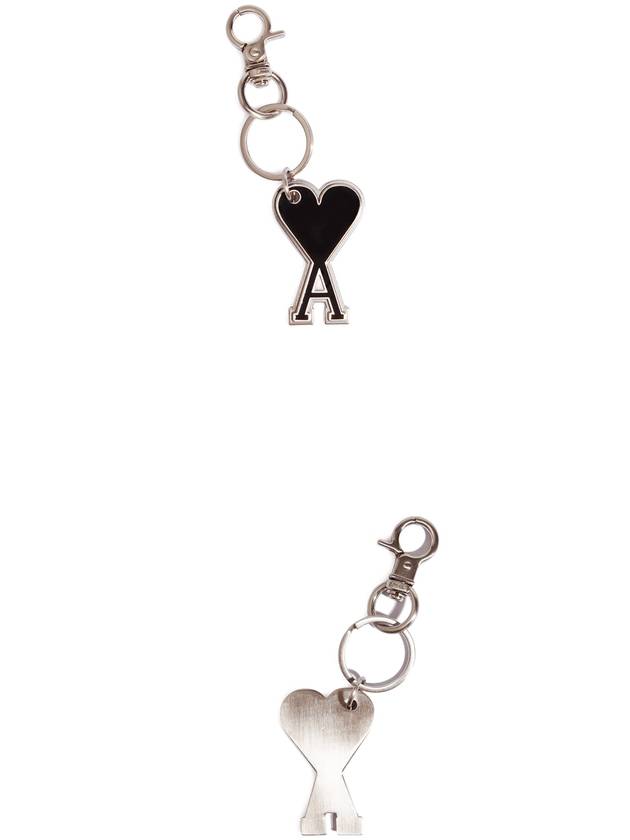 Heart Logo Keyholder Black - AMI - BALAAN 4