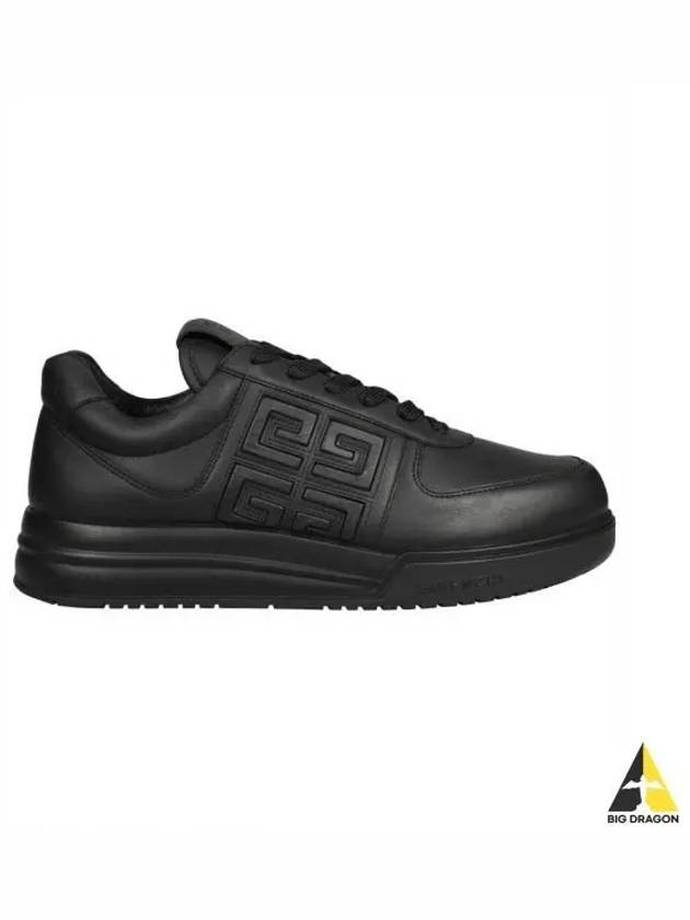 G4 Logo Calfskin Low Top Sneakers Black - GIVENCHY - BALAAN 2