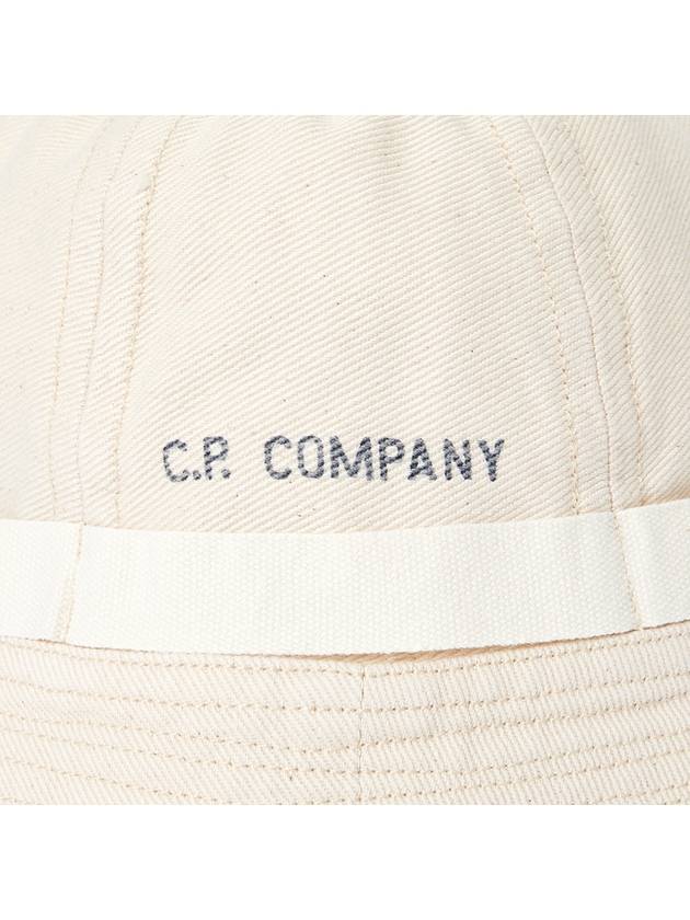 Bull Assi Bucket Hat Ivory - CP COMPANY - BALAAN 7