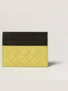 Intrecciato Two-Tone Card Wallet Camping Kiwi - BOTTEGA VENETA - BALAAN 2