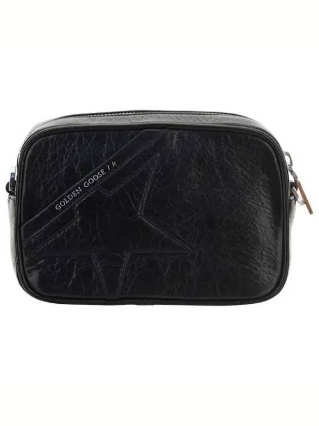 Star Glossy Lambskin Mini Cross Bag Black - GOLDEN GOOSE - BALAAN 2