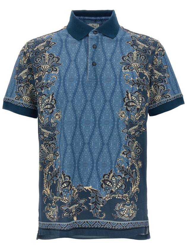 Etro Floral Polo Shirt - ETRO - BALAAN 1