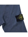 Men's Waffen Patch OLD Treatment Cotton Hoodie Blue - STONE ISLAND - BALAAN 6