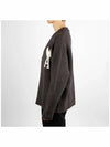 cardigan UKC025 KN0032 061 DARK GRAY - AMI - BALAAN 4