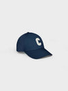 Initial Baseball Cap in Cotton Marine - CELINE - BALAAN 2