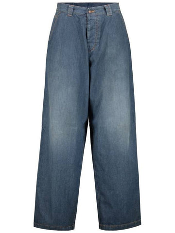 Maison Margiela Wide Leg Denim Clothing - MAISON MARGIELA - BALAAN 1