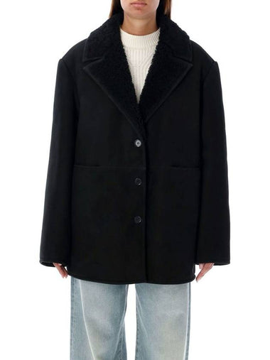 Loulou Studio Cirebo Shearling Coat - LOULOU STUDIO - BALAAN 1