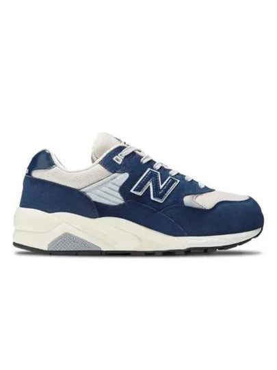 580 Low Top Sneakers Cream Navy - NEW BALANCE - BALAAN 2