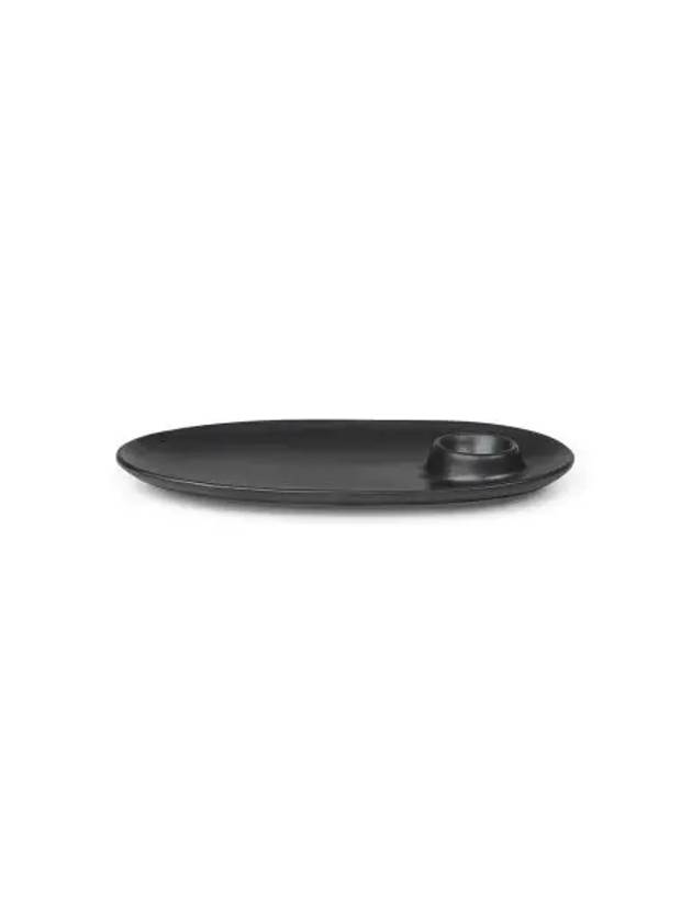 Wonderum Flow Breakfast Plate Black - FERM LIVING - BALAAN 1