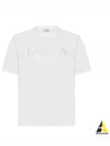 Embroidered Logo Short Sleeve T-shirt White - LANVIN - BALAAN 2