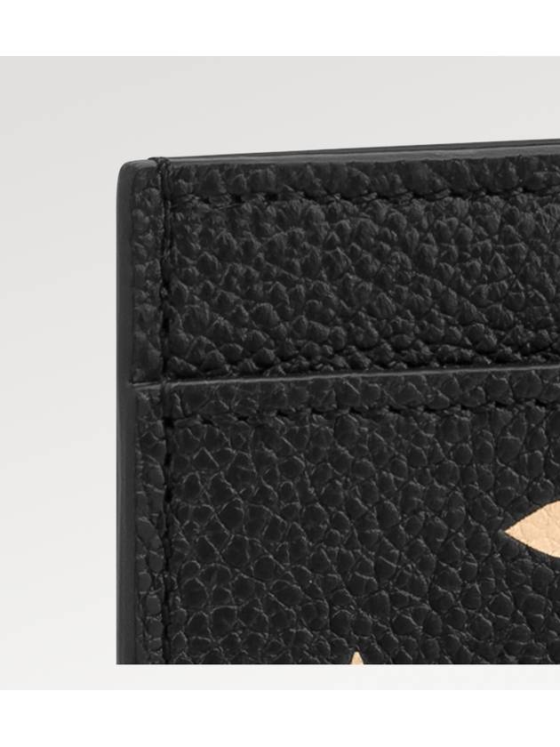 Monogram Empreinte Leather Card Wallet Black - LOUIS VUITTON - BALAAN 4