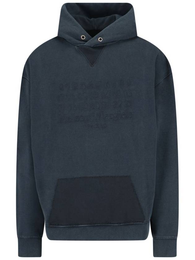 Reverse Logo Cotton Hoodie Black - MAISON MARGIELA - BALAAN 2