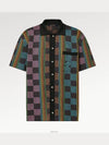 1AFQR7 Damier short sleeved cotton knit shirt - LOUIS VUITTON - BALAAN 4