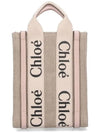 Woody Mini Tote Bag Beige Pink - CHLOE - BALAAN 2