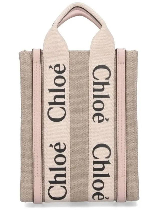 Woody Mini Tote Bag Beige Pink - CHLOE - BALAAN 2