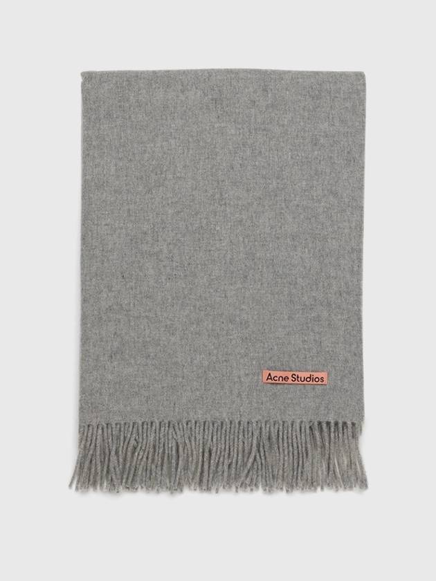 muffler scarf oversized light gray - ACNE STUDIOS - BALAAN 2