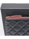 Classic Gold Hardware Caviar Large Calfskin Clutch Bag Black - CHANEL - BALAAN.