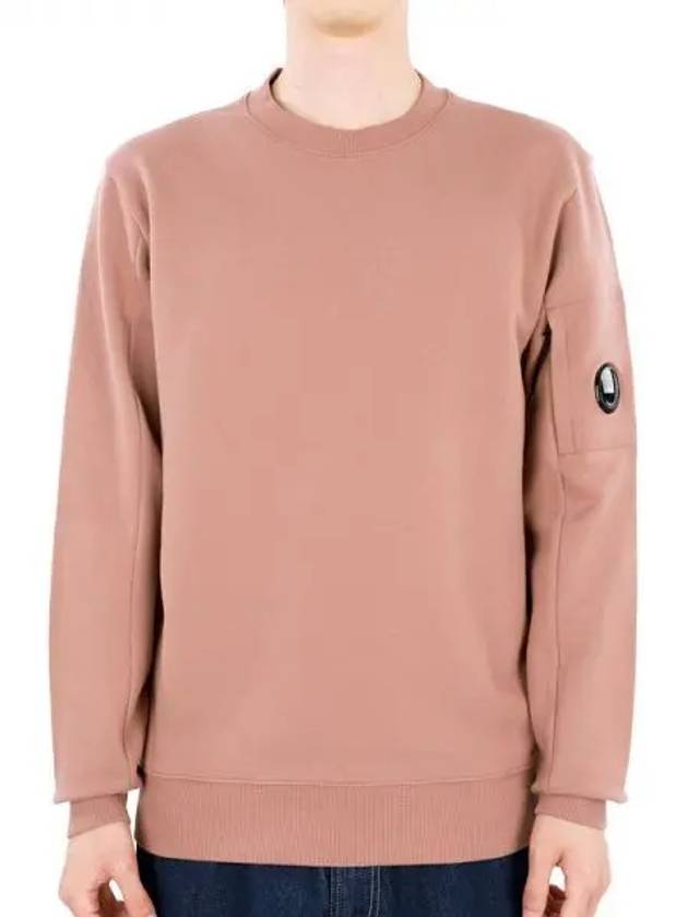 Diagonal Raised Fleece Sweatshirt Pink - CP COMPANY - BALAAN 2