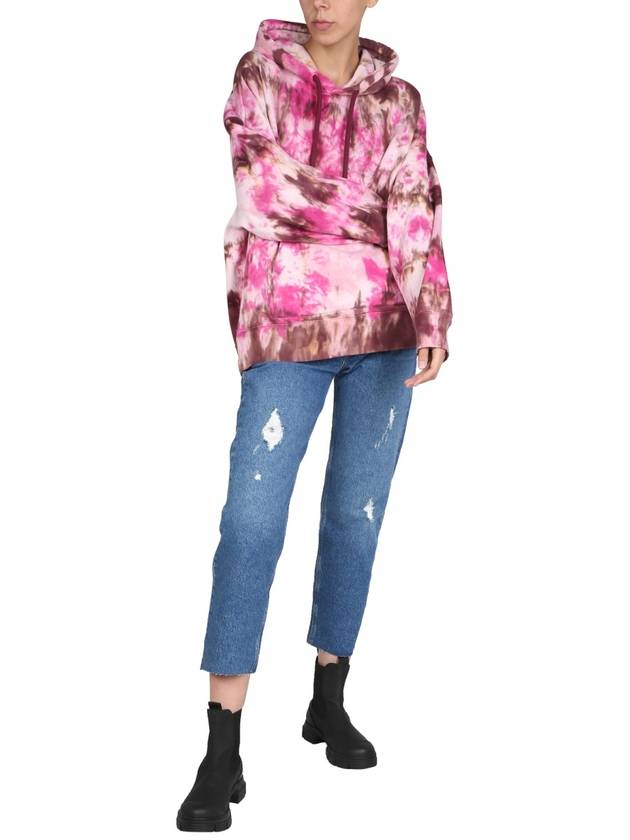 Tie Dye Hoodie Pink - AMI - BALAAN 3