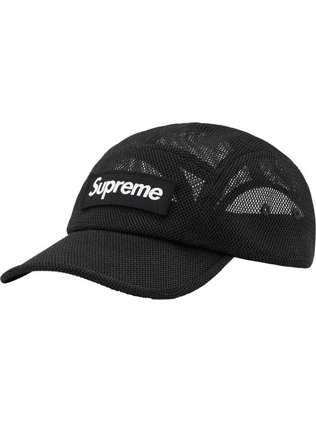 Mesh Cordura Camp Cap Black - SUPREME - BALAAN 1