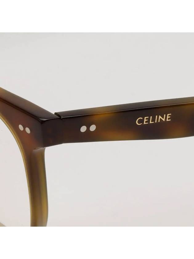 Glasses frame CL5010IN 053 horn rim leopard skin square overfit - CELINE - BALAAN 5