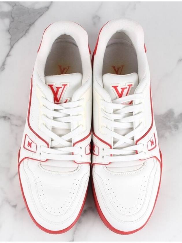 LV trainer sneakers red 8 270 - LOUIS VUITTON - BALAAN 9