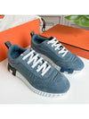 Bouncing Parachute Fabric Low Top Sneakers Blue Pined - HERMES - BALAAN 3