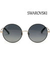 Sunglasses SK301K 33G round Asian fit - SWAROVSKI - BALAAN 3