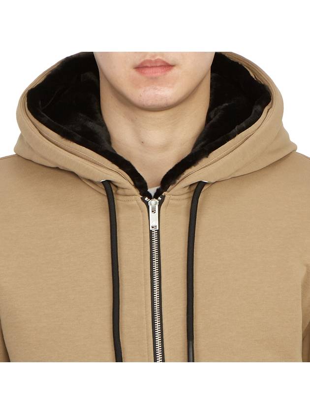 Classic Bunny Zip Up Hoodie White Lining Camel - MOOSE KNUCKLES - BALAAN 8