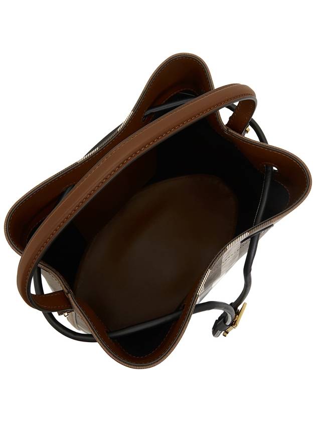 Small TB Bucket Bag Dark Birch Brown - BURBERRY - BALAAN 7