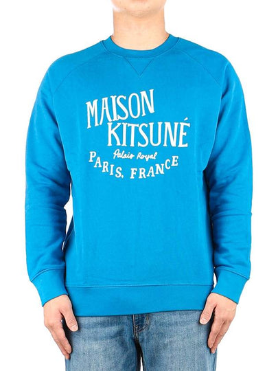 Palais Royal Logo Print Classic Sweatshirt Sapphire - MAISON KITSUNE - BALAAN 2