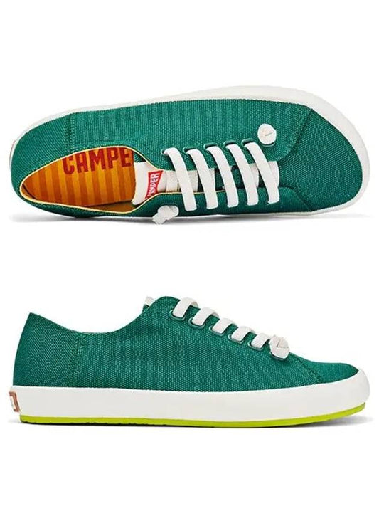 Peu Rambla Textile Low Top Sneakers Green - CAMPER - BALAAN 1