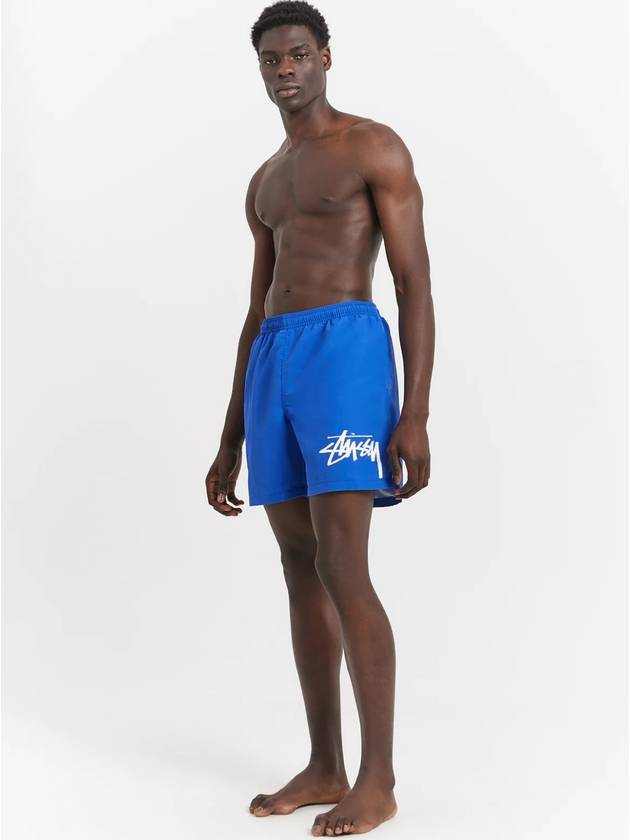 Big Stock Water Shorts Blue - STUSSY - BALAAN 3