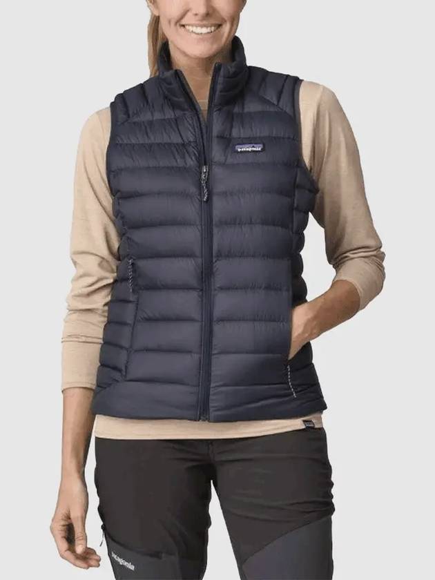 Logo Down Vest Thermal Blue - PATAGONIA - BALAAN 3