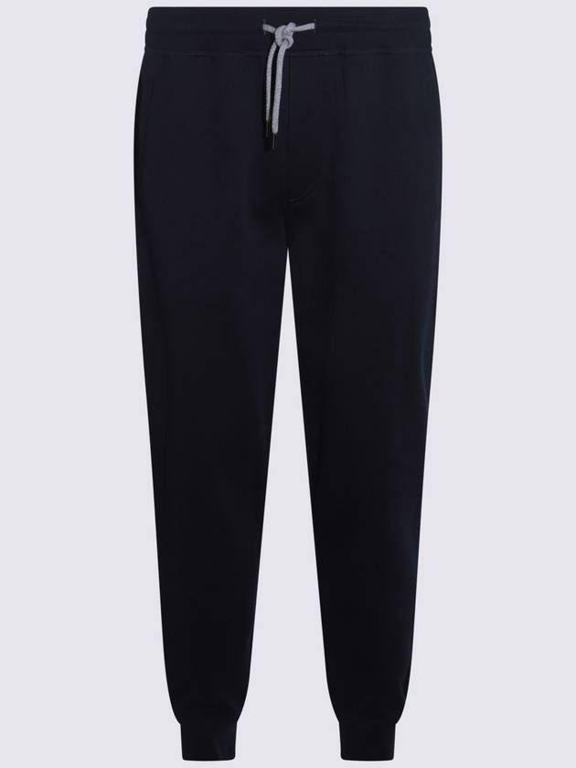 Tapered Jogger Track Pants Dark Blue - BRUNELLO CUCINELLI - BALAAN 2