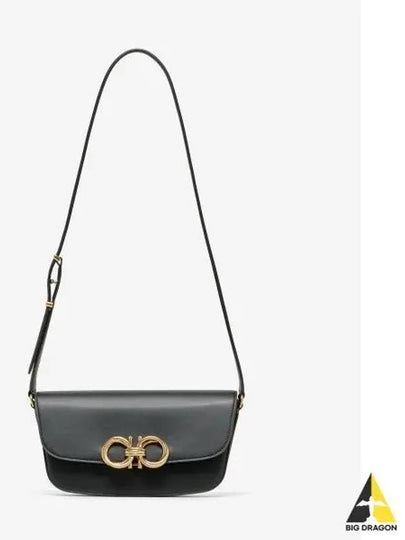 Trapezio Cross Bag Black - SALVATORE FERRAGAMO - BALAAN 2