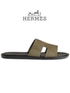 Izmir Sandals Suede Goatskin Vertuldra - HERMES - BALAAN 3