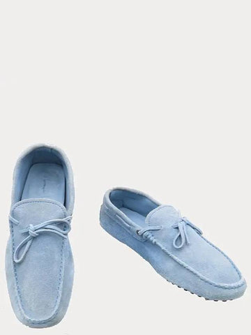 Sky blue color suede driving men s loafers 265MM - TOD'S - BALAAN 1