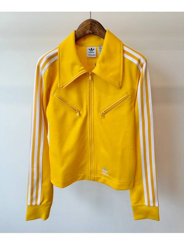 Track Top Jacket IP0631 Yellow WOMENS XS KR - ADIDAS - BALAAN 4