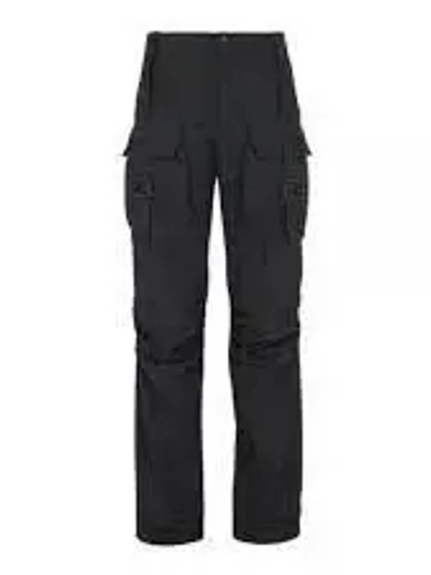 Women's Nylon Cargo Track Pants Black - FENDI - BALAAN 2