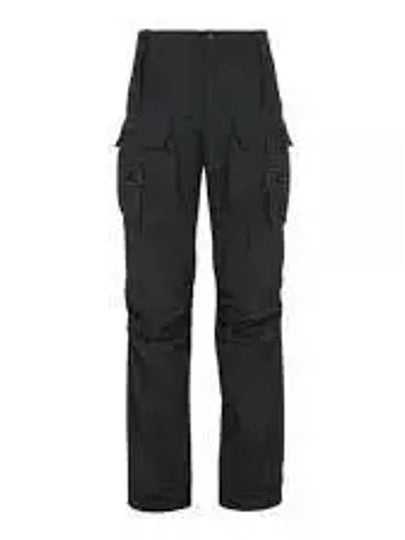 Women's Nylon Cargo Track Pants Black - FENDI - BALAAN 2