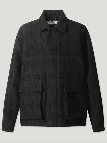 Black wool blend TWEED jacket - IRO - BALAAN 1