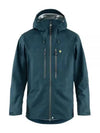 Men's Bergtagen ECCO Eco Shell Jacket Mountain Blue - FJALL RAVEN - BALAAN 2