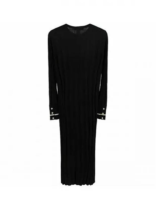 Leccio Virgin Wool Midi Dress Black - MAX MARA - BALAAN 2