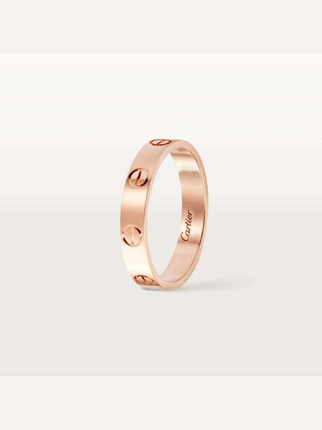 Love Wedding Band Ring Pink Gold - CARTIER - BALAAN 4