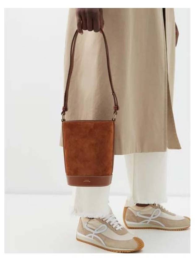 Sac Ambre Small Bucket Bag Brown - A.P.C. - BALAAN.